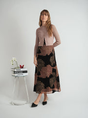 Birt Flocked Velour Jumper