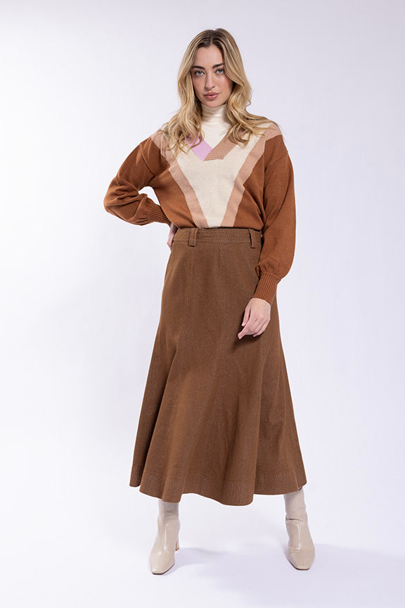 Maple Cliff Flair Bottom Skirt