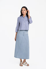 Luum Marley Aline Denim Maxi Skirt