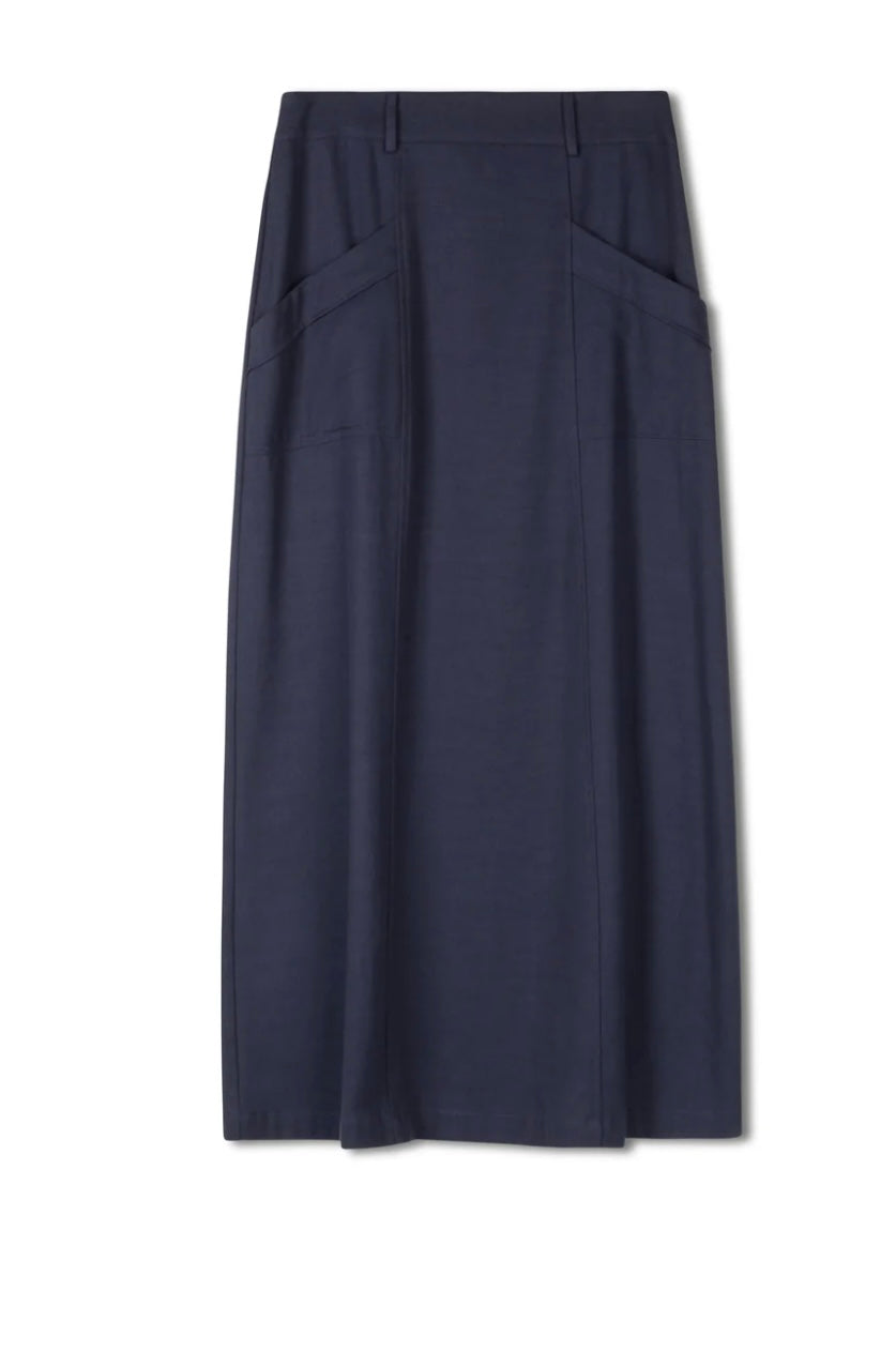 Point Twill Pocket Skirt