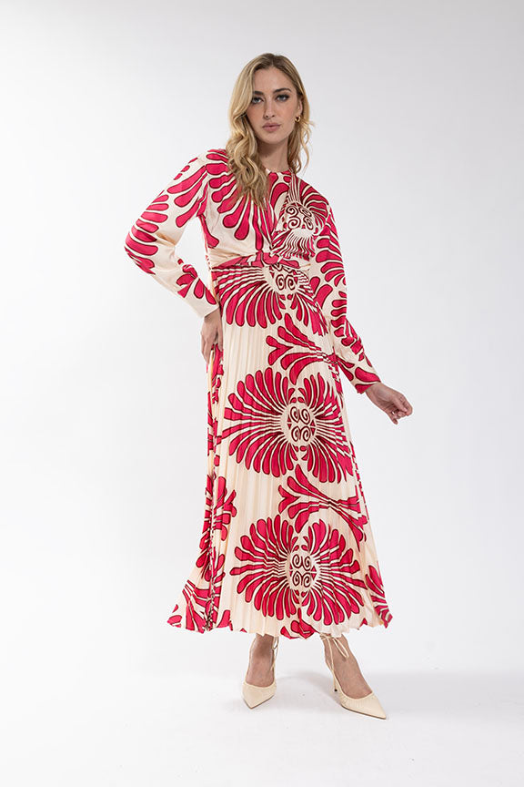 Static Exaggerated Floral Dress