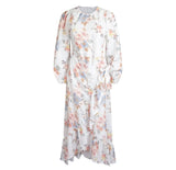 Esteem Blair Floral Linen Wrap Dress