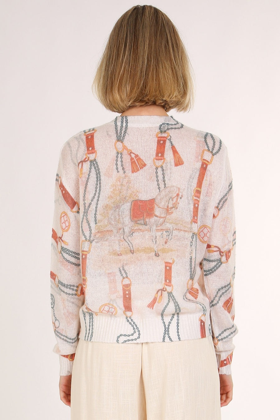Beulah Hermes Style Sweater