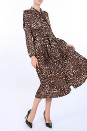 Beulah Leopard Print Dress