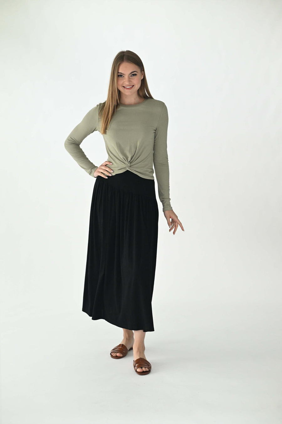 Latitude Twist Tee Top