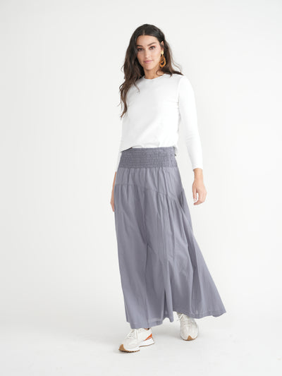 Myth Maxi Gauze Crunch Skirt