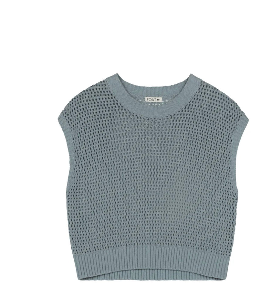 Point Wide Knit Vest