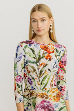 Apparalel Ivy Watercolor Rose Tee Top (coordinating skirt)