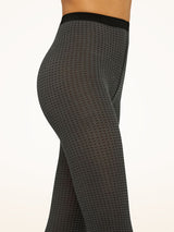 Wolford Two Toned Pattern Cotton Tights 15040