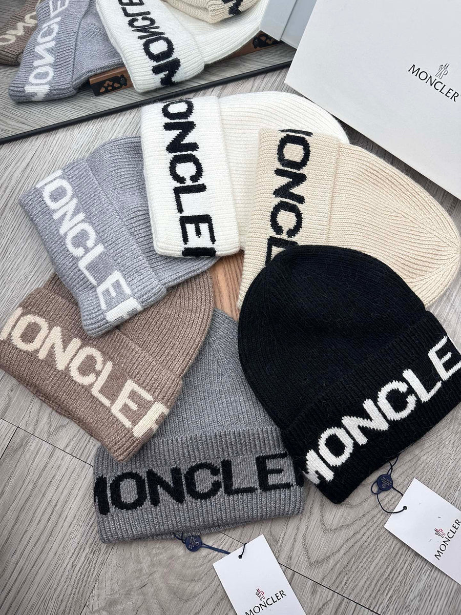 Moncler Logo on the Cuff Hat