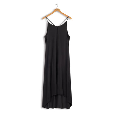 Point Velvet Hi Low  Slip Dress