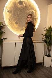 Byrd Ira Satin Skirt