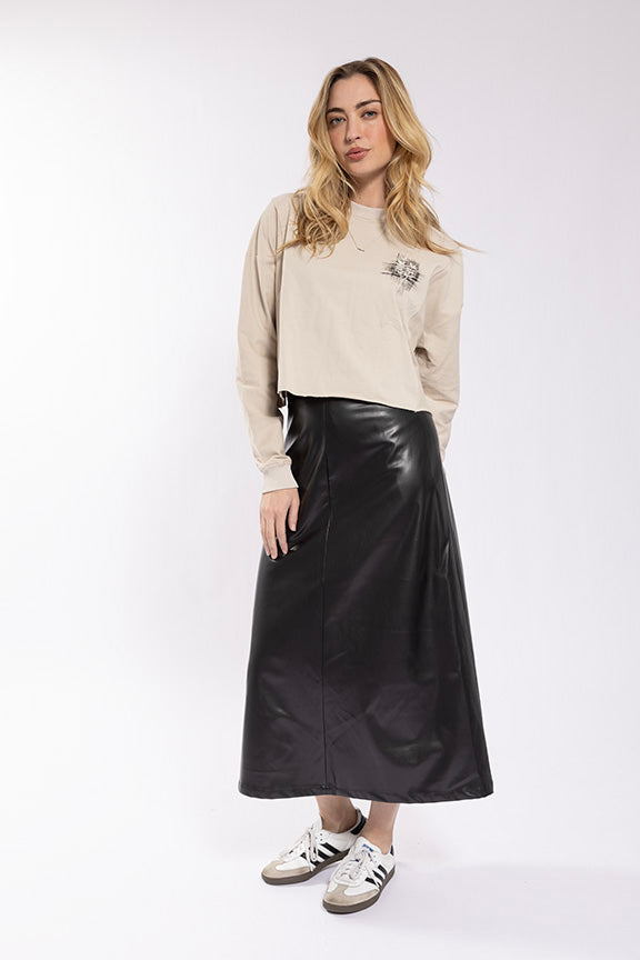 Monn Scratched Flower Sweatshirt