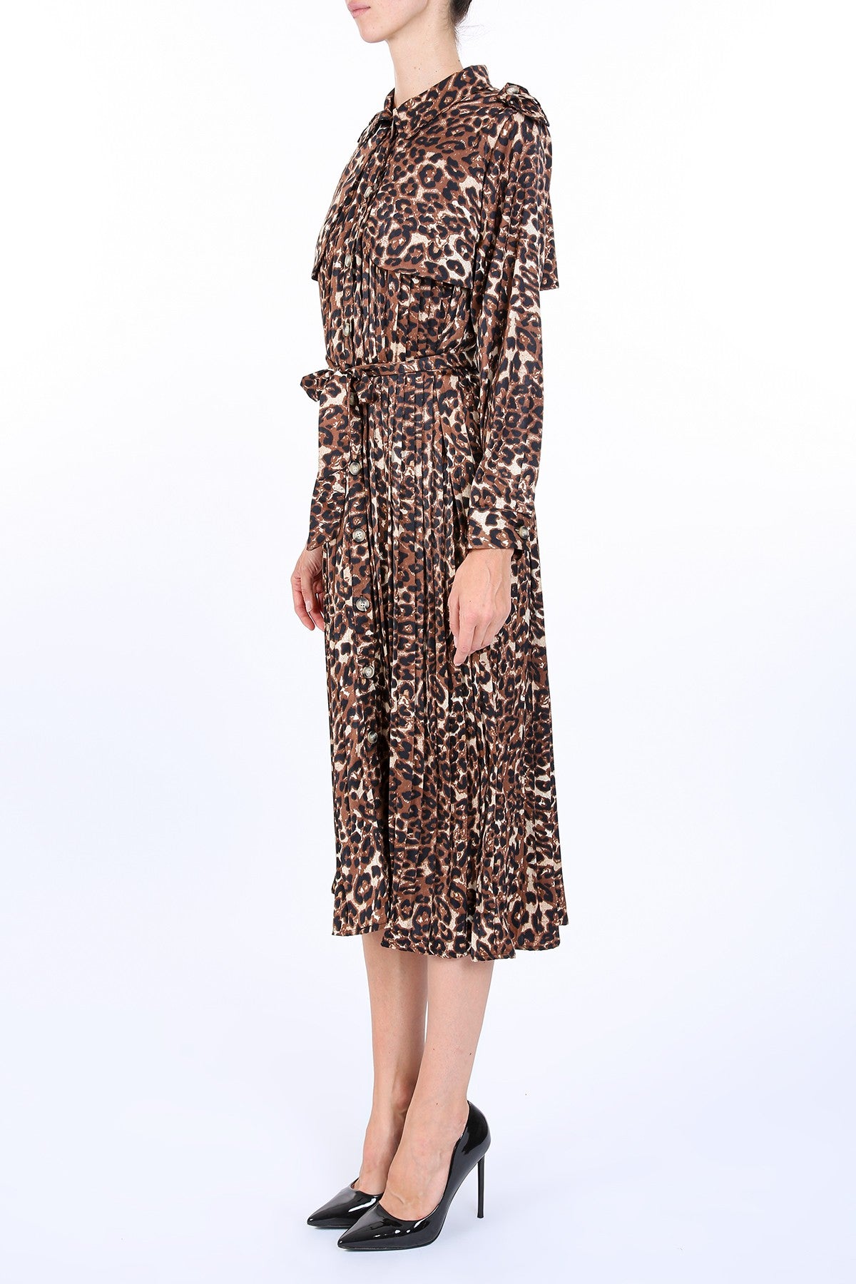 Beulah Leopard Print Dress