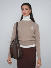 Point Fine Knit Crew Top