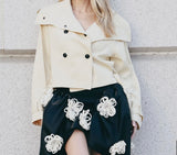 Beulah Belted Cream Jacket