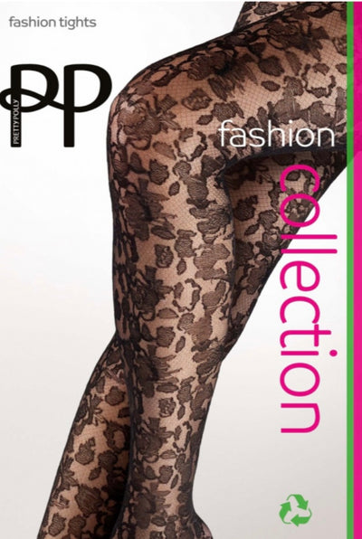 Pretty Polly Floral Lace Tights