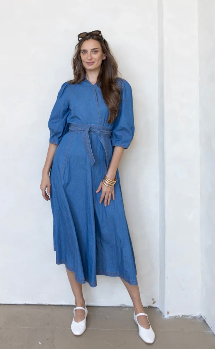 Byrd Denim Wrap Dress