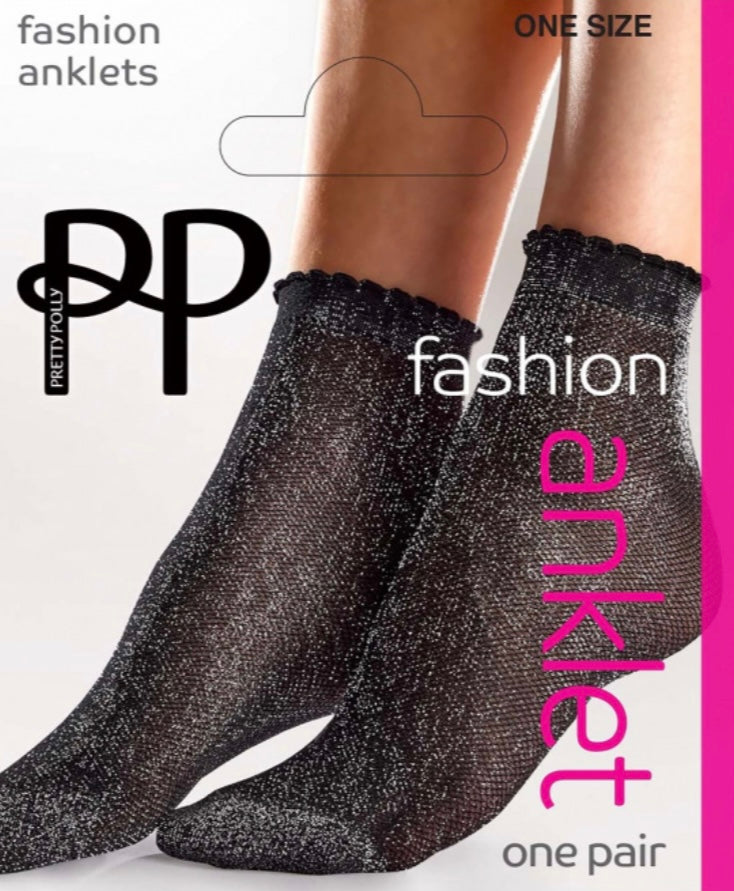 Pretty Polly Sparkle Ankle Highs