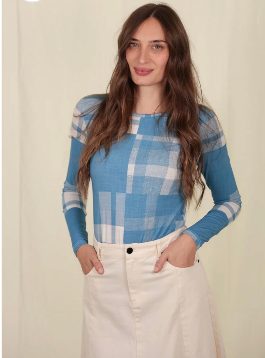 Byrd Plaid Top