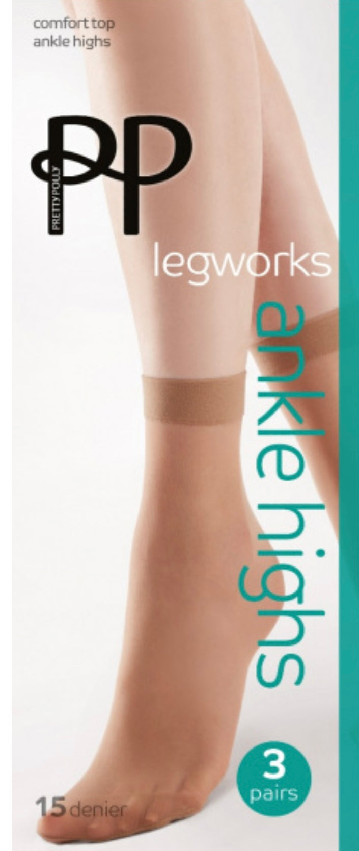 Pretty Polly 3 Pair Sheer Anklet