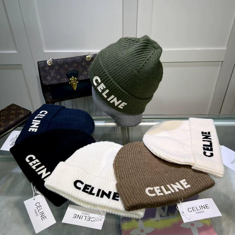 FHTH Celine Logo Cuff Hat