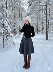 Point Cable Turtleneck