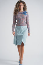 Front Row Pieara Blue Water Light Weight Sweater