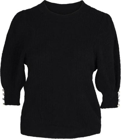 Astrid Black Knit Sweater