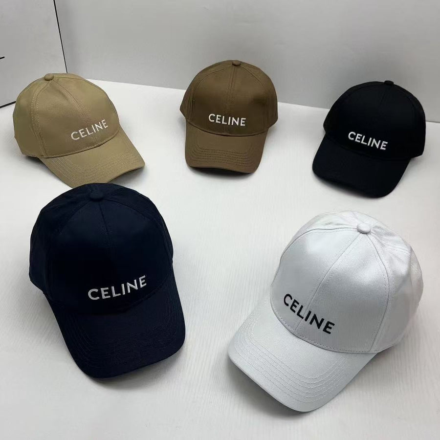 Celine Print Logo Cap