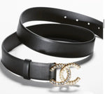 FHTH CC Quilted Diamond & Pearl Logo Belt