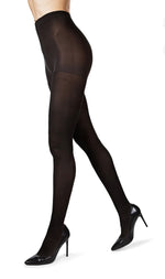 Memoi Twin Rib Opaque Tights MO 124