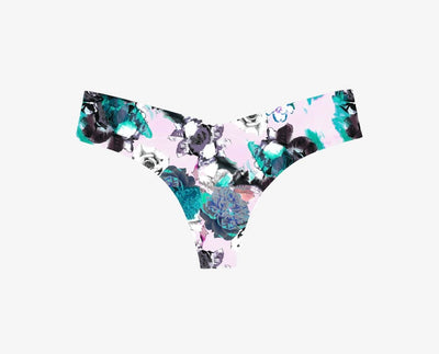 Commando Sugar Blossom Print Thong