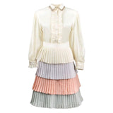 Esteem Pleat and Ruffle Skirt (shirt sold separately)