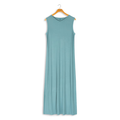 Point Aline V Neck Knit Maxi Dress