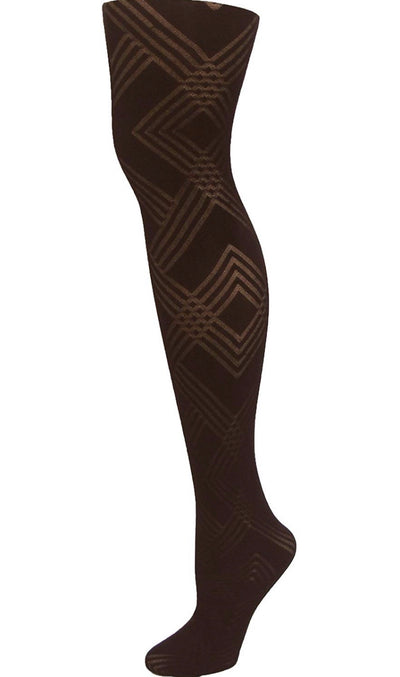 Memoi Geometric Pattern Tights Mo-331