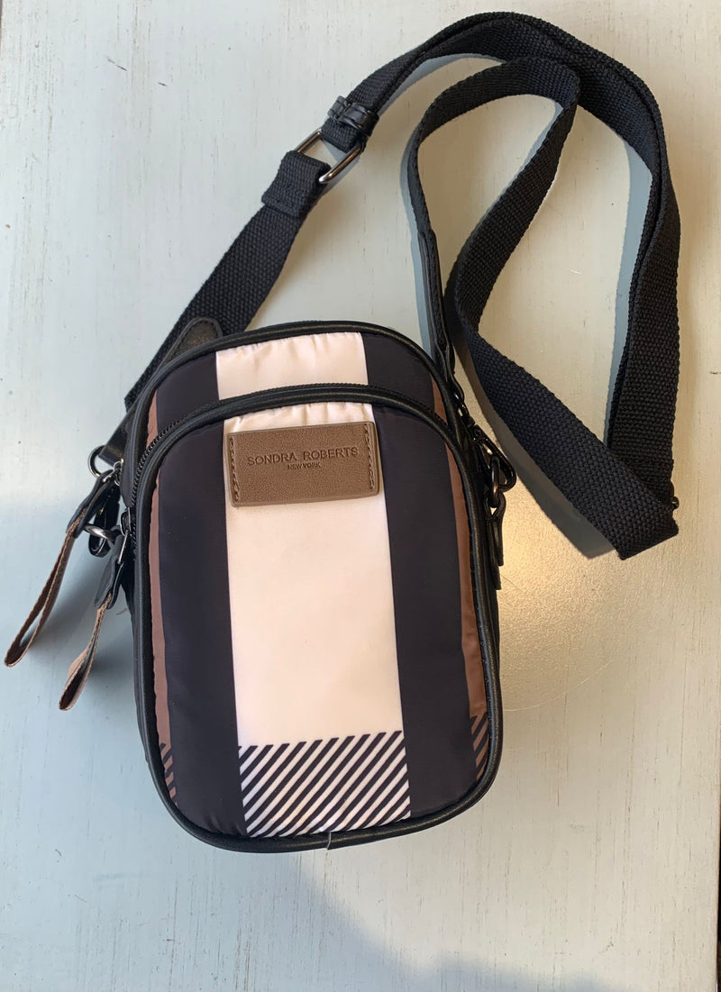 Plaid Printed Crossbody Cell Case