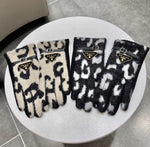 FHTH Prada Print Cashmere Gloves