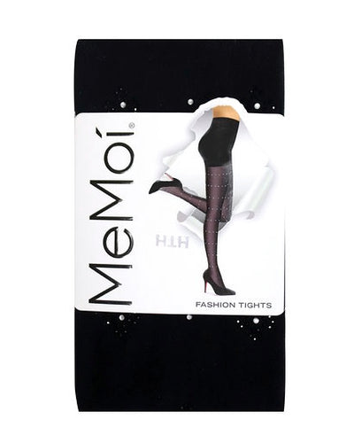 Memoi Floral Shine Glam Tights MF7-193