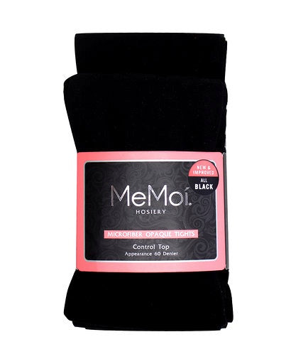 Memoi 2 Pack Microfiber Opaque Control Tights MO 646