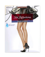 Hanes Silk Reflections Silky Sheer Control Reinforced Toe Pantyhose 718