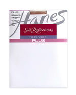 Hanes Silk Reflections Enhanced Toe Plus Size Pantyhose P15