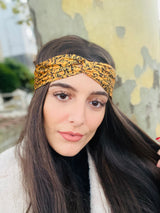 FHTH Versace Basic Logo Silk Headwrap