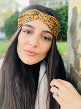 FHTH Versace Basic Logo Silk Headwrap