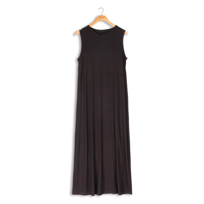 Point Aline V Neck Knit Maxi Dress