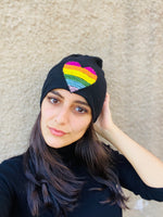 FHTH Multi Colored Heart Beanie