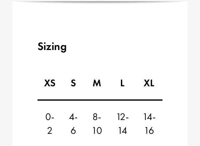 Commando leggings size chart Clearance