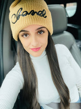 FHTH CC Script Sequin Logo Cuff Hat