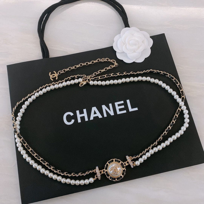 FHTH CC Logo and Pearl Chain Belt