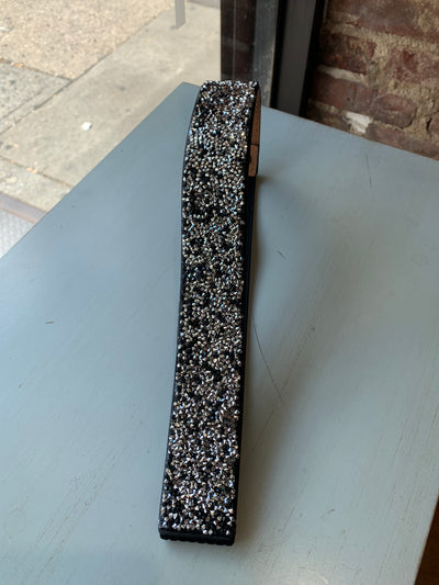 Two 12 Narrow Crushed Gemstone Belt